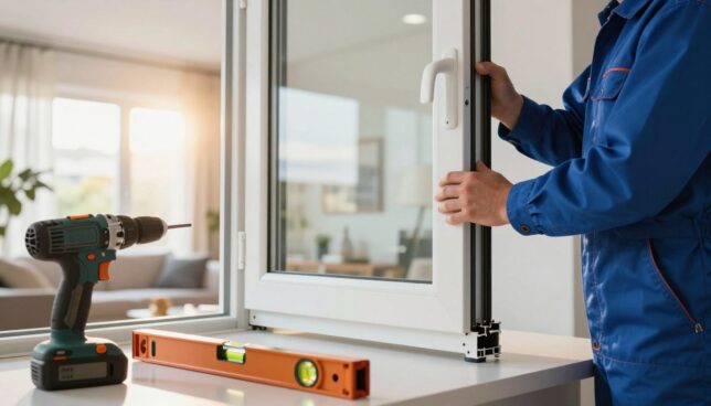 Aluminiumfenster Montage