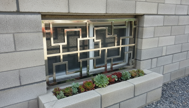 Fenstergitter Einbruchschutz Edelstahl