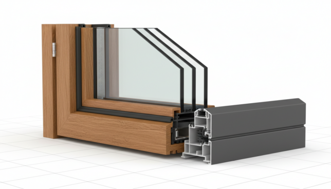 Holz Aluminium Balkontür kaufen