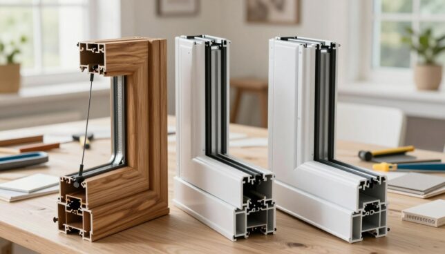 Schwingfenster Materialien Vergleich