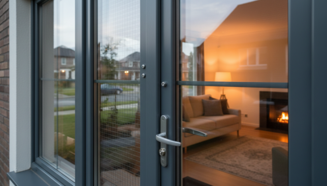Sicheres Fenster für den Einbrecher Schutz im Haus