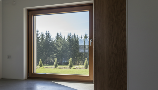 Sicheres Holzfenster im Brandfall